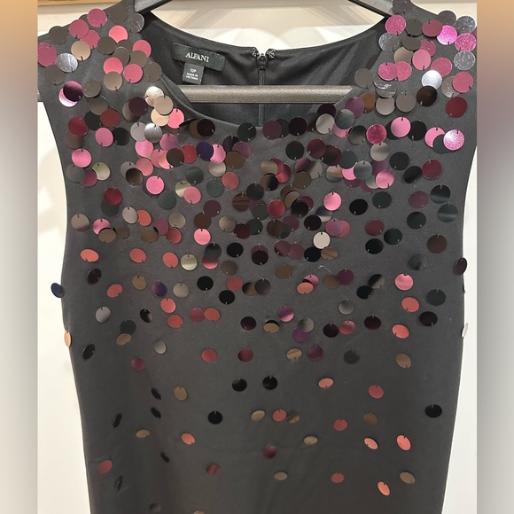 Alfani black shift dress with large sequins - Picture 5 of 5